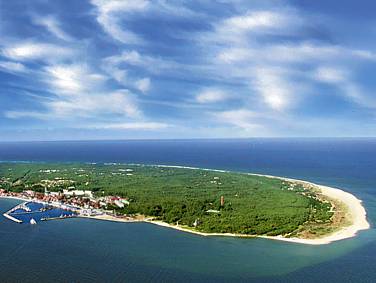 koniec P�wyspu Helskiego - miasto Hel